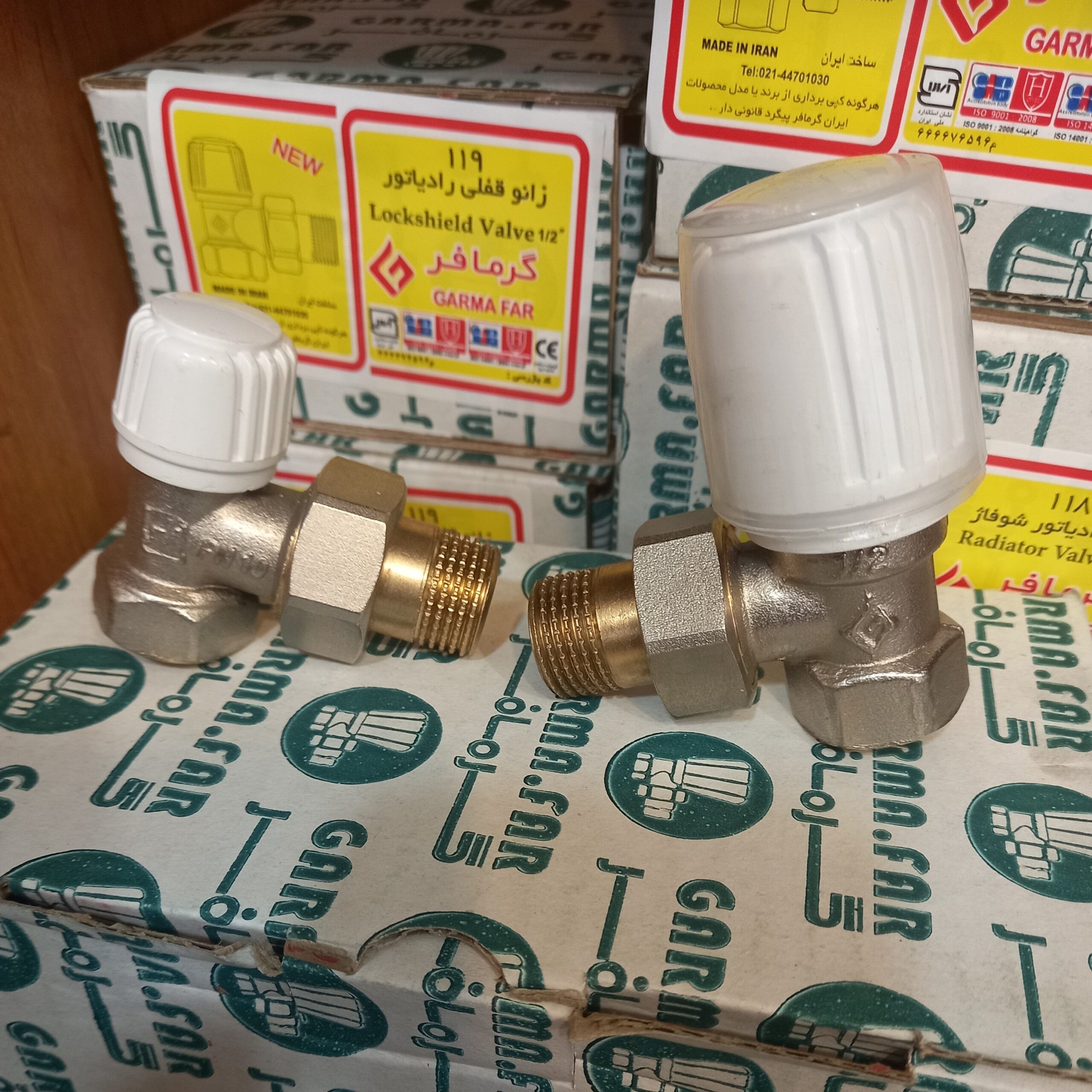 شیر و زانوی رادیاتور گرمافر